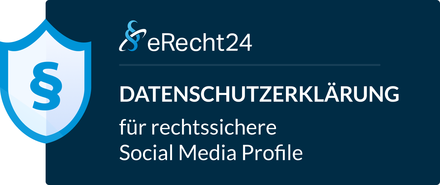 eRecht24 Siegel Datenschutz