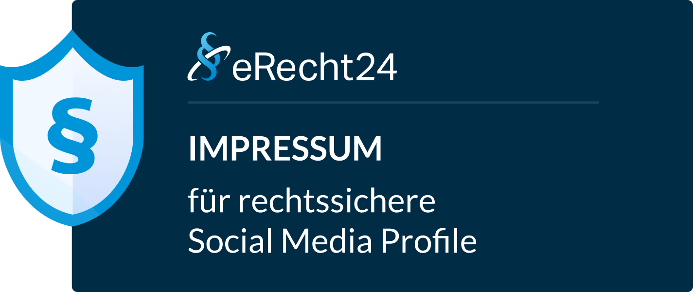 eRecht24 Siegel Impressum